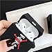 Joyleop(Black Shoebox) Compatible with Airpods 1/2 Case Cover, 3D Cute Luxury Funny Fun, Silicone Airpod Stylish Chic Character Keychain Skin, Girls Boys Teens Men,Cases for Air pods 1& 2