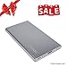Avido World's Thinnest 4000mAh 2.1Amp Output Portable Ultra-Slim Power Bank Charger/External USB Battery Power Pack for Samsung phones and all USB-charged devices [Retail Packaging] - Silver