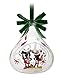 Disney's Mickey and Minnie Mouse Holiday Glass Drop Sketchbook Ornament -- 2018 Edition