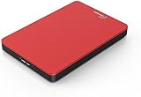 Sonnics 1TB Red External Portable Hard Drive USB 3.0 Fast Transfer view 3