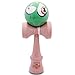 Kaleb Kendama with Green Sour Face Ball and Extra String