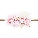 Floral Baby Girls Headband- BEAMIO Antlers Nylon Pink Hairbands Pack of 3