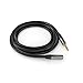 KabelDirekt – 20ft – Headphone Extension Lead Cable, 3.5mm connectors (aux Audio Cable, Male Jack Plug/Female Jack, Practically Break-Proof Metal casing, Perfect for Headphones, Black)