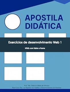 Livro Didática Instrucional: Web - Table e Forms