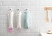 Hihelp Set of 2 Plastic Bag Holder Waterproof Wall Mount Grocery Bag Dispenser Garbage Bag Organizer with Easy Access Top and Bottom Openings for Home Office Kitchen