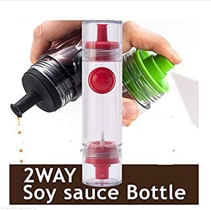 Sakar Plastic Spray Or Pour,2 Two Way Oil Soy Sauce Vinegar Spray & Bottle Dispenser