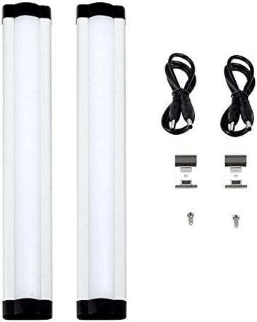 Zhuy 6'' (15cm) Daylight LED Under Cabinet Lighting, Work with Dimmer Switch, Sensor Switch, 1.5W/Light Panel, 120lm
