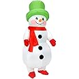 MXoSUM Inflatable Christmas Costume for Adult, Inflatable Snowman Costume, Inflatable Santa Claus, Gingerbread Man Costume