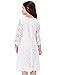 Kids Girls Princess Lace Dresses Party Formal (5-6yrs) CL010442-1 white