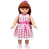 Shero 14 - 16 Inches Baby Doll's Dress Flower Dress with Shoes