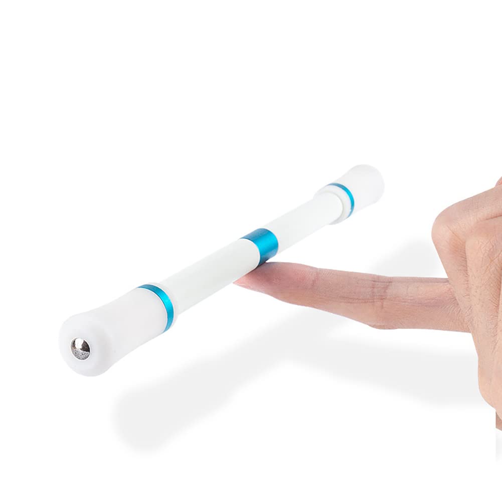 4 Pieces Spinner Pen Finger Pen Rotating Gaming Gel Pens Flying Pen Finger Rotating Pen Entertainment Release Pressure Toy for Kids Students Teens Student Games Gift (Black)