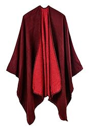 Epsion Women's Color Block Shawl Wrap Plus Size