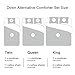 downluxe Twin Comforter Set - Pink and Grey Twin Comforter, Soft Bedding Sets for All Seasons -2 Pieces - 1 Comforter (66