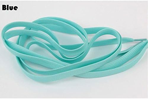 gnrjgs Luminous Flat Shoelaces Glow in The Dark Colorful Fluorescent Light Up Athletic Tie Shoe Laces Kids Children Party Birthday Gift