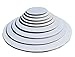 pizety White Cake Circles – 6