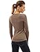 PattyBoutik Women's Henley Buttons Ribbed Top