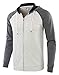 HARBETH Men's Athletic Fit Full Zip Soft Fleece Hooded Sweatshirt Active Running Hiking Hoodie