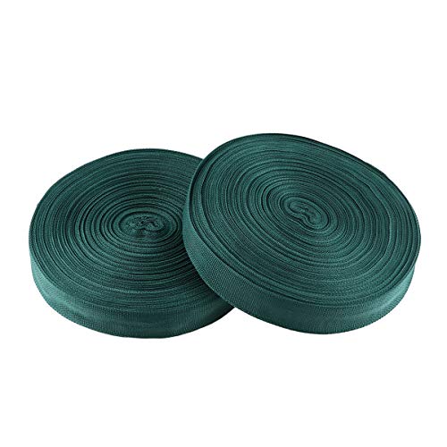 Exceart 2 Roll Garden Tie Tapes Plant Support Tape Ribbon Green Gardening Tape Rolls Plant Tie Ribbon Vinyl Multi-Purpose Binding Ribbon Tapes 2.5cm for Store Home