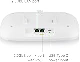 Zyxel NWA130BE BE11000 Enterprise WiFi 7 Tri-Radio Access Point Nebula Cloud view 3