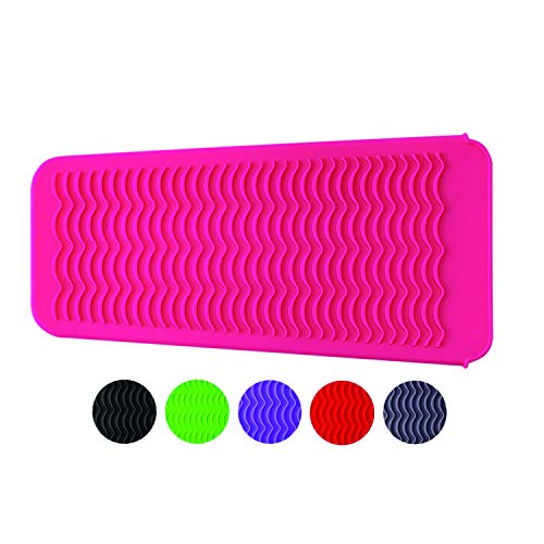 ZAKAA Heat Resistant Mat Pouch for Hair Crimping iron,Hair Curling Iron,Hair Curling Wands,Hair Straightening iron,Hair Waving Iron and Hot Hair Tools
