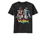 Voltron Five Cats Mens Black T-Shirt
