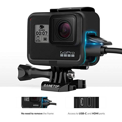 4 Sametop+Housing+Compatible+Silver+Cameras