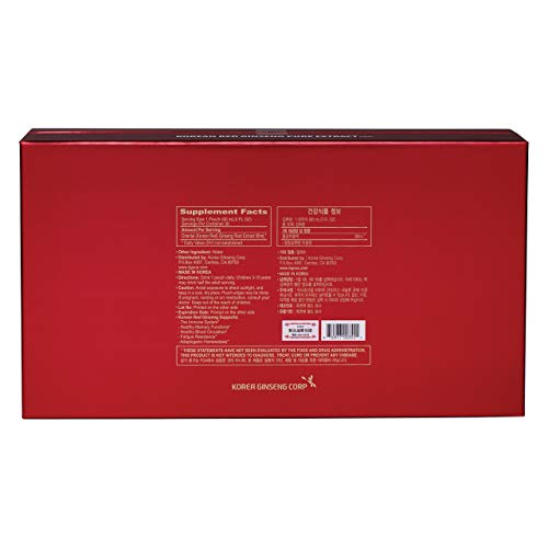 CheongKwanJang Korean Red Ginseng Pure Extract Earth | Korean Red Ginseng, Ginseng Extract, 100% Panax Ginseng Roots with Top 2% Premium Grade Ginseng | Boost Immune System, Energy, Stamina | 30 Count