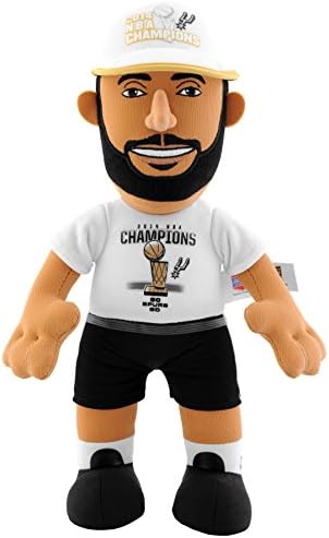 NBA San Antonio Spurs Tim Duncan 2014 Champions Plush Figure, 10-Inch, Black