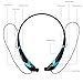 YINENN 760 Bluetooth Headphones Wireless Headsets With Sports Neckband And Microphone-Black&Blue