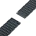 TRUMiRR 20mm Stainless Steel Watch Band Bracelet Strap with Quick Release Pins for Samsung Gear S2 Classic (SM-R7320,SM-R735), Moto 360 2 42mm Men, Pebble Time Round 20mm, Bradley Timepiece, Black