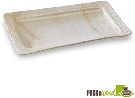 PALMTRAY - Palm Leaf Rectangular Tray - 11.02 x 7.08 x 0.59 in.