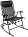 Amazon Basics Foldable Rocking Chair, Black