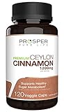 Ceylon Cinnamon Capsules - 120 Capsules - Designed to Support Blood Sugar, Joint Mobility, Heart Health