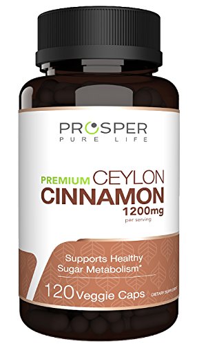 Ceylon Cinnamon Capsules - 120 Capsules - Designed to Support Blood Sugar, Joint Mobility, Heart Health