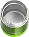 THERMOS FUNTAINER 10 Ounce Stainless Steel Vacuum Insulated Kids Food Jar, Lime Green