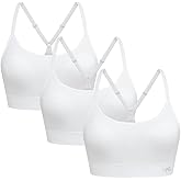 Ryka Women's Katharina Seamless Yoga Racerback Sports Bra, Sostén Deportivo, Removable Pads, 3 Pack
