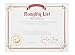 Nice and Naughty List Certificates - 48-Pack Christmas Certificate Paper from Santa Claus, Xmas Party Favors, Gold Foil Print Design, 36 Nice List 12 Naughty List, 180 GSM, 11 x 8.5 Inches