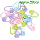 MerryDay Approx. 20pcs Knitting Crochet Locking Stitch Markers