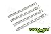 BBQMANN BE721(4-pack) Stainless Steel Burner Replacement for Select Charbroil and Kenmore Gas Grill Models