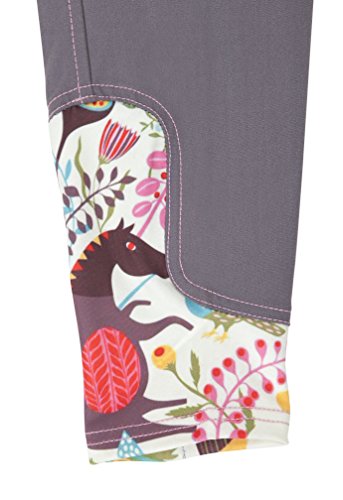 Huntley Childs Grey Pony Stitched Riding Pant 8 - Thumbnail 4