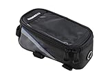 Roswheel Bicycle Frame Pannier and Front Tube Cell Phone Bag, 100gm, Black