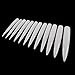 FlyItem 120 Pcs Stiletto Extra Long Sharp False Nail Art Tips Acrylic Fake Nail Tools Kit (Natural)