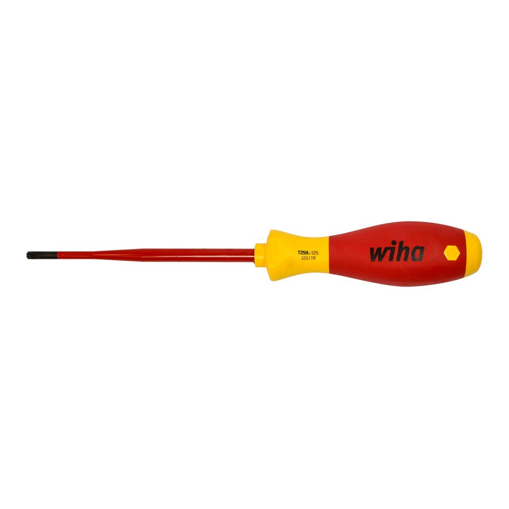 Wiha 41146 Series 3251 TR Soft Finish Slim Fix Torx Tamper Resistant Electric Screwdriver, T30H x 125 mm Size