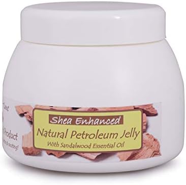 Nick of Time Pure Shea Enhanced Natural Petroleum Jelly with Sandalwood Essential Oil (400g)