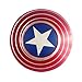 The Anti-Anxiety 360 Spinner Fidget Toy Captain America Shield Helps Focusing Premium Quality EDC for Kids & Adults Stress Reducer Relieves ADHD Anxiety Boredom Ceramic Cube Bearing
