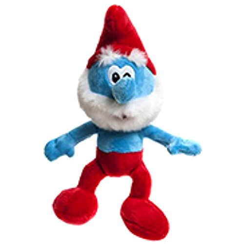 Official The Smurfs Lost Village Papa Smurf Plush Soft Toy - 8