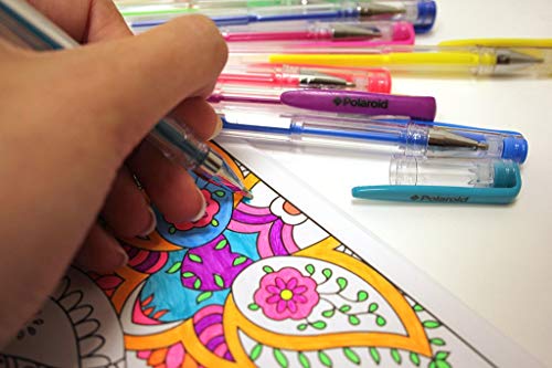 image for Polaroid Colorful Fluorescent / Bright Neon Gel Pens For 2x3 Photo Pap