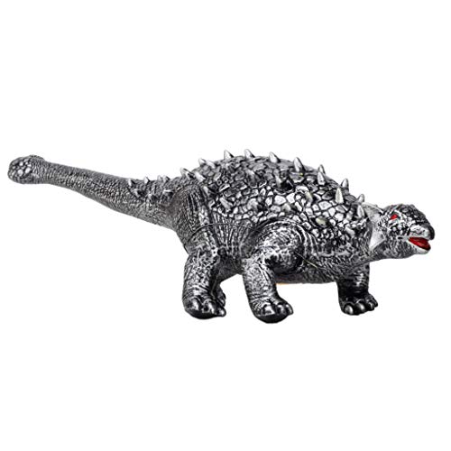 Sikye Large Soft Foam Rubber Stuffed Dinosaur Toy Animals Figures with Sound Ideal Gift for Dinosaur Fans or Shcool Play Set (F)