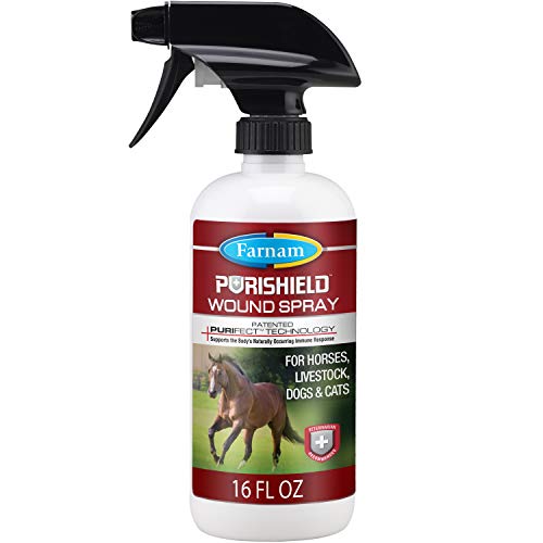 Farnam PuriShield Wound Spray for Horses, Dogs, Cats and Livestock