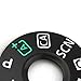 Pixco Dial Mode Plate Interface Cap Replacement Part for Canon EOS 6D Digital Camera Repair